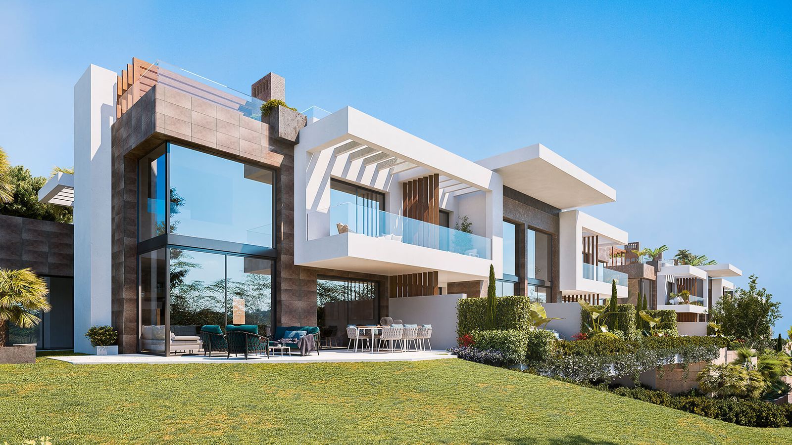 Moderne Villa mit Garten in Rio Real, Marbella